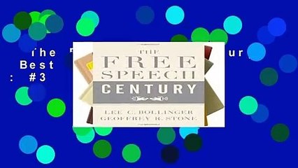 The Free Speech Century  Best Sellers Rank : #3
