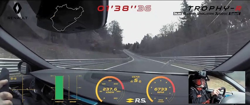 La Renault Mégane R.S. Trophy-R établit un record sur les 20 600 km de la Nordschleife