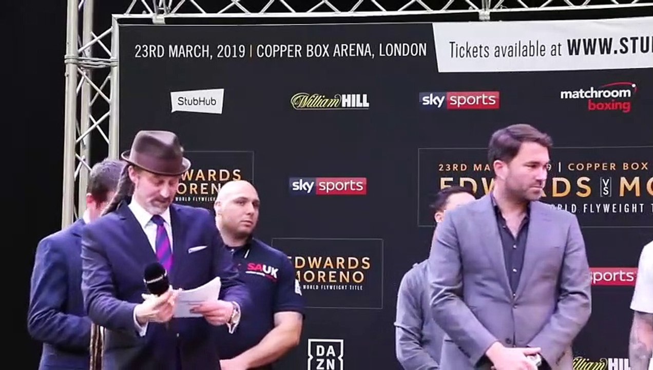 JOSHUA BUATSI v LIAM CONROY **FINAL** HEAD-TO-HEAD @ WEIGH-IN / EDWARDS v MORENO