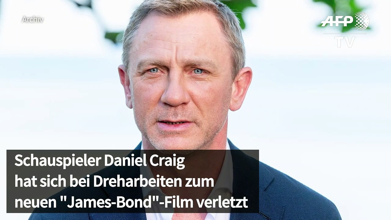 Daniel Craig verletzt sich bei Dreharbeiten zum neuen Bond-Film