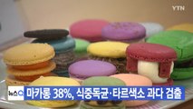 [YTN 실시간뉴스] 마카롱 38%, 식중독균·타르색소 과다 검출 / YTN