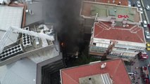 Kadıköy'deki Hastanede Yangınının Havadan Görüntüleri -1