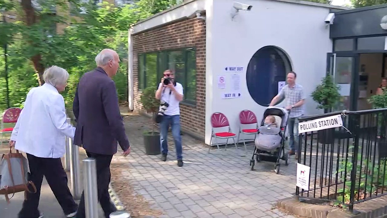 Vince Cable casts vote in European election