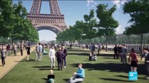 Paris draws up plans for giant car-free garden near Eiffel Tower