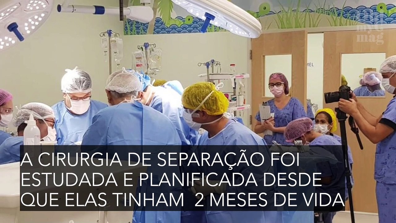 Após cirurgia de separação, as gêmeas siamesas Mel e Lis se encontram pela primeira vez separadas