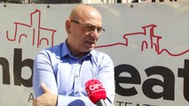 RTV Ora - Artistët kundër Veliaj: Nuk do lejojmë shembjen e Teatrit Kombëtar