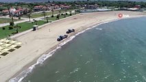 Balıkesir'in Mavi Bayraklı Plajları Havadan Görüntülendi