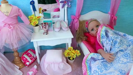 Gotz Baby Doll, American Girl Dolls Play Ballet Class!