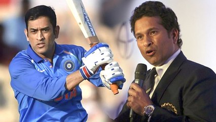 Video herunterladen: ICC Cricket World Cup 2019 : MS Dhoni Should Be India's No. 5, Says Sachin Tendulkar || Oneindia