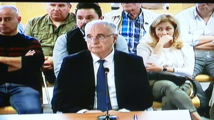 Blasco acepta los hechos y las penas solicitadas por Fiscalía