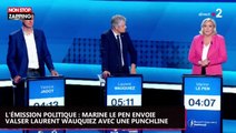 L'émission politique : Marine Le Pen envoie valser Laurent Wauquiez avec une punchline (vidéo)