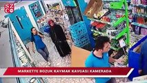 İstanbul’da markette bozuk kaymak kavgası