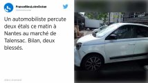 Nantes. Une voiture fonce dans le marché de Talensac