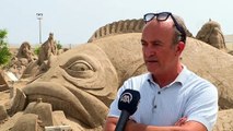 Kum heykeller 'deniz efsaneleri' ile sezonu açtı - ANTALYA