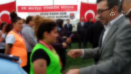 Kadın mahkumlar futbol turnuvasında ter döktü - SİVAS