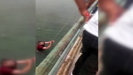- Fırat Nehrine atlayan genç kızı vatandaşlar kurtardı