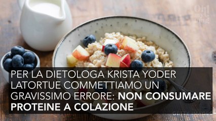 Dieta: proteine a colazione