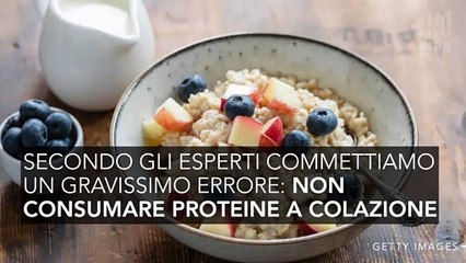 Dieta: proteine a colazione