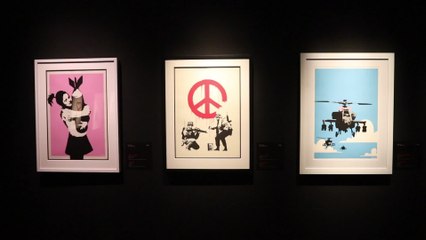 Inauguración de la exposición 'Banksy: The Art of Protest'