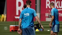 Semedo vuelve a entrenar con el equipo