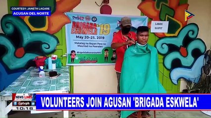 Volunteers join Agusan 'Brigada Eskwela'