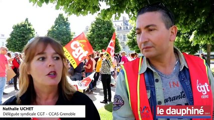 Le personnel des crèches en grève à Grenoble