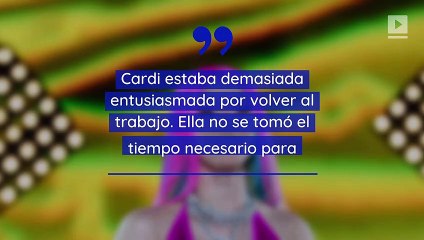 Cardi B pospone espectáculos después de someterse a una cirugía plástica
