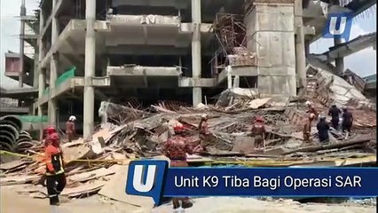 Terminal Bersepadu Gombak runtuh: Sepasang suami isteri dipercayai terperangkap