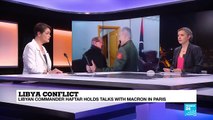 Roumiana Ougartchinska, Libyan Commander Haftar holds talks with President Macron.