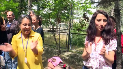 Minik öğrenciler dersi doğada oynayarak yaptı - ANKARA