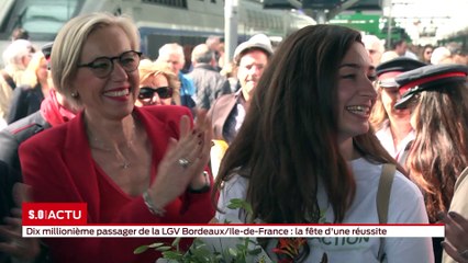 Dix millionième passager de la LGV Bordeaux/Ile-de-France : la fête d'une réussite