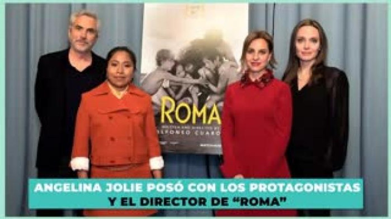 Entretenimiento | Angelina Jolie se reúne con el elenco de la película "Roma"