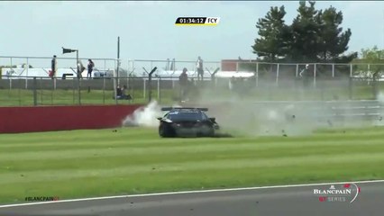 Blancpain Gt Series Silverstone 2019 Proto Big Crash
