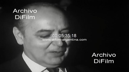 Astronauts Armstrong and Collins visit Buenos Aires 1969