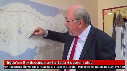 Niğde'nin Bor ilçesinde bir haftada 4 deprem oldu
