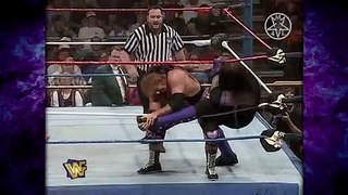 The Undertaker w/ Paul Bearer vs Owen Hart w/ Goldust on Guest Commentary 5/6/96