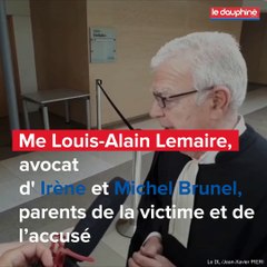 Réaction des avocats après le verdict dans le procès Brunel