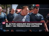 Schwarzenegger fue agredido durante una presentación en Sudáfrica