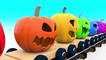 Color Halloween Pumpkin Toys Baby Shower Bath | Learn Colors for Children Kids - Halloween for Kids