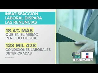 ¡Aumenta el número de las personas que ya no aguanta su trabajo! | Noticias con Francisco Zea