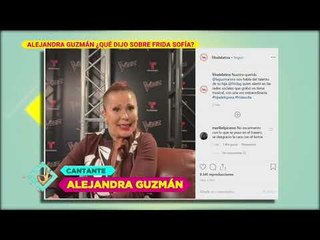 Alejandra Guzmán responde si Frida Sofía tiene talento para cantar | De Primera Mano