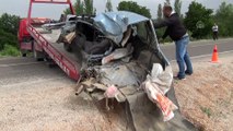 Konya'da beton mikseri ile otomobil çarpıştı: 1 ölü, 1 yaralı