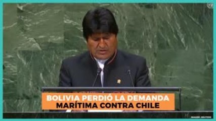 Internacional | Bolivia perdió la demanda marítima contra Chile
