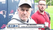 Bill Belichick On Jon Bon Jovi Receiving Honorary Degree