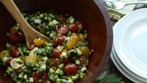 How to Make Persian Cucumber & Tomato Salad