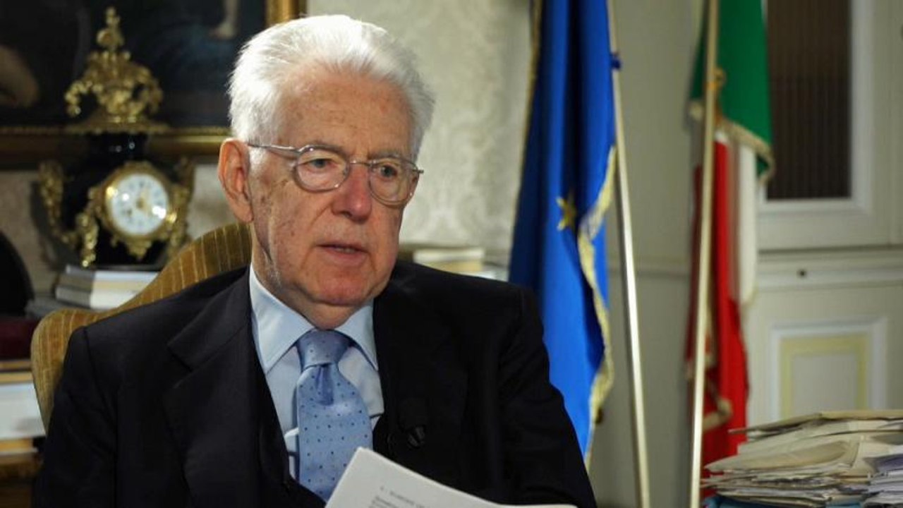 Mario monti: "populisten werden auf der oppositionsbank sitzen"