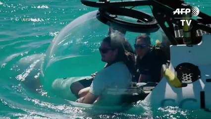 Uber lanza viajes en submarino en la Gran Barrera de Coral