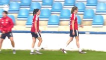 Último Entrenamiento de la Selección Femenina Antes del Partido Contra Canadá