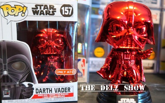 Star Wars Darth Vader Red Chrome Funko Pop Target Exclusive Detailed Review Unboxing