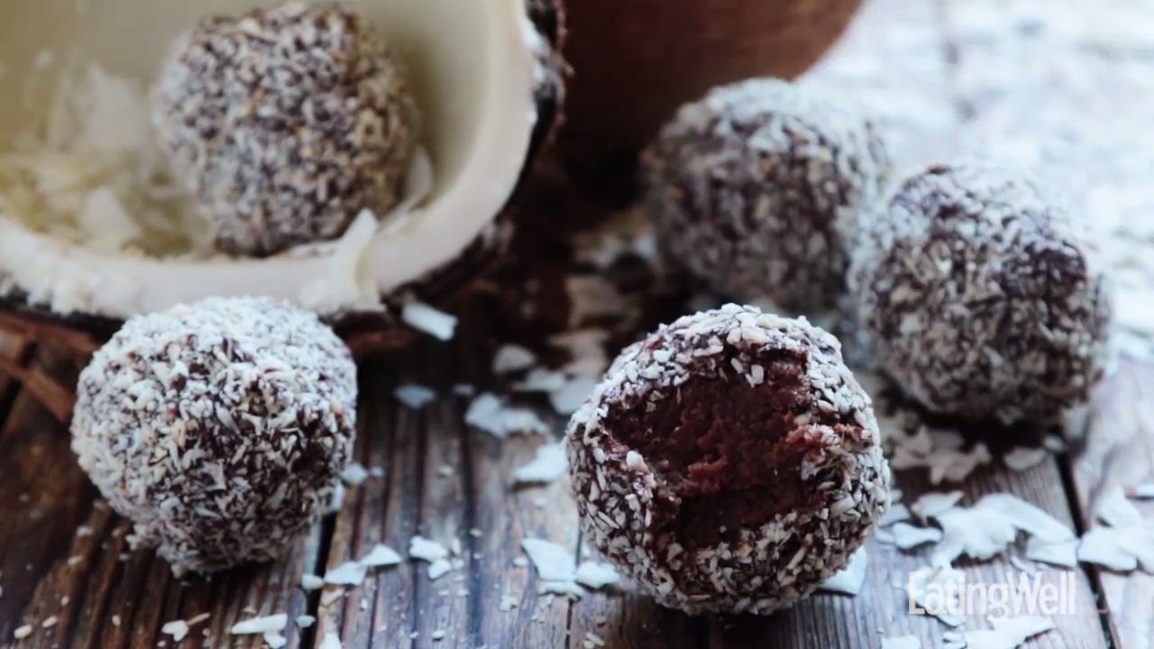 How to Make Coconut-Dark Chocolate Truffles